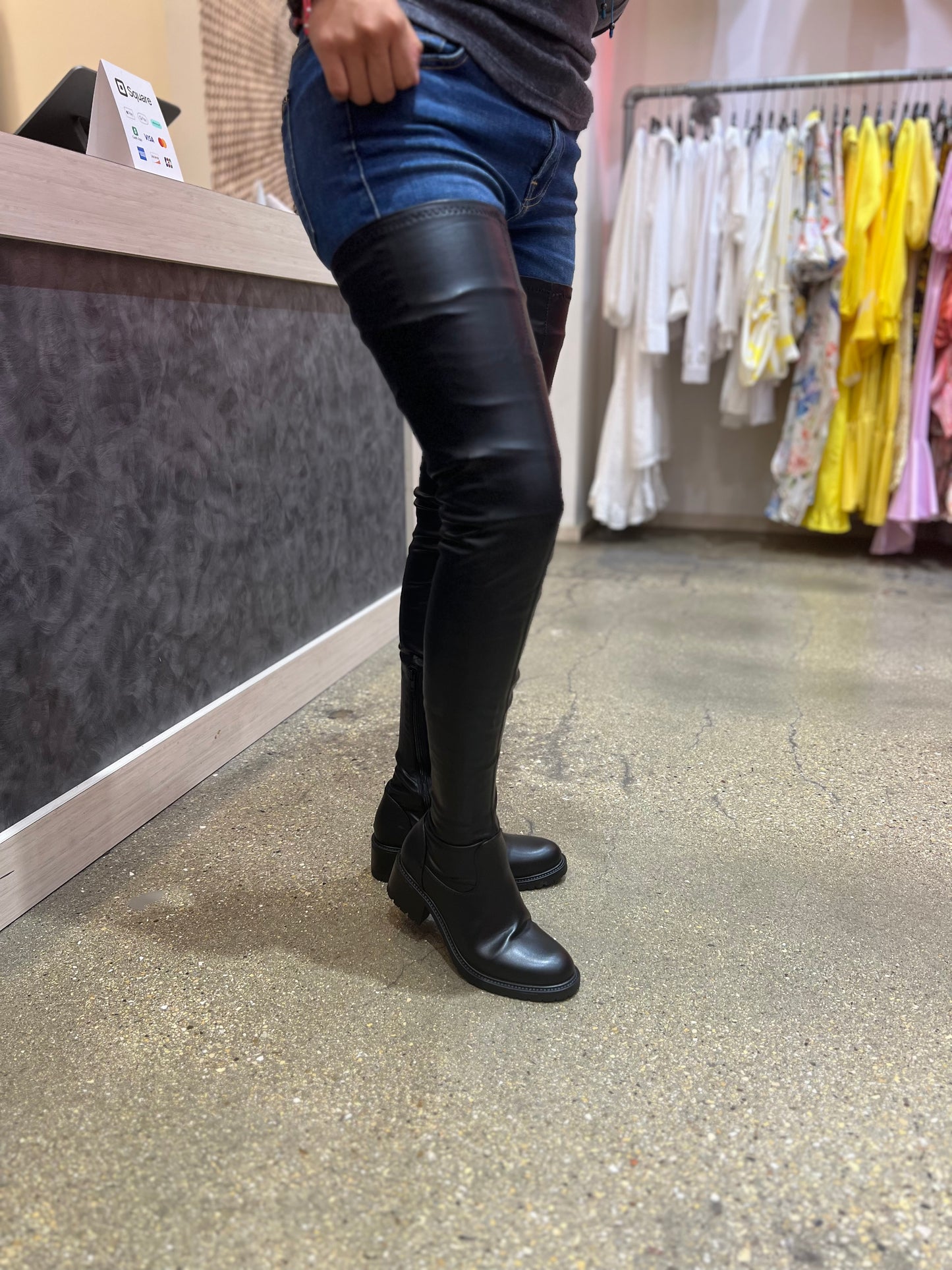 Bruna Thigh High Boots