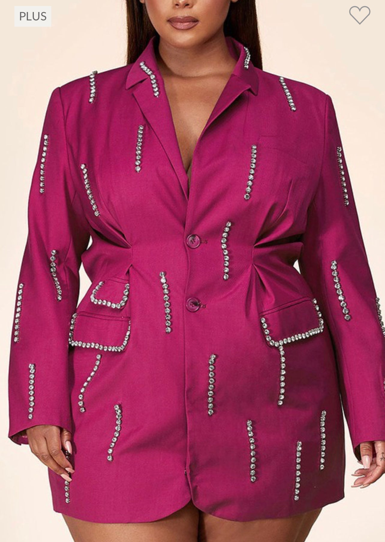 plus size pink blazer dress Pink Jacket Dress Plus Size Suits & Separates